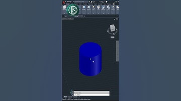 AutoCAD 3D, How to draw pipe fitting, union connector, 3D modeling, part 1, #shorts