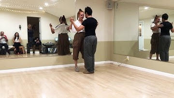 Tango 403 - Follower’s Enrosque into Back Sacada