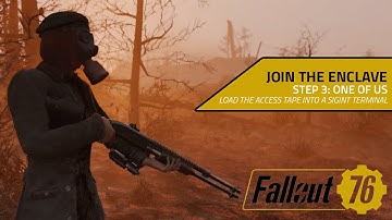 Fallout 76 How to Join the Enclave Step 3 | One of Us Playthrough in FO76