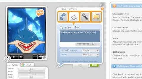 Add a Voki Character to your Edublog Blog.
