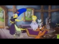 Simpsons disney gag with real disney themes