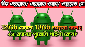 সেরা কে | Stock Android vs Android One vs Android Go vs Custom Os | Which is Best | Features