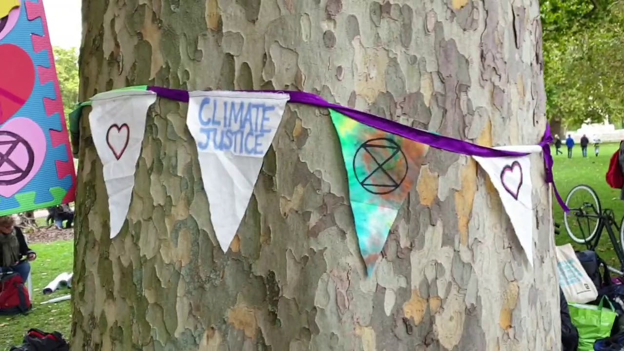 Day 2 Extinction Rebellion Road Block Love Site London XR feat KT Tunstall