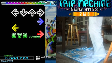 TRIP MACHINE (Luv Mix) - EXPERT - AAA#025 (3 greats) on DDR X3 AC (SM 5)