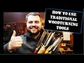 How to use woodturning tools