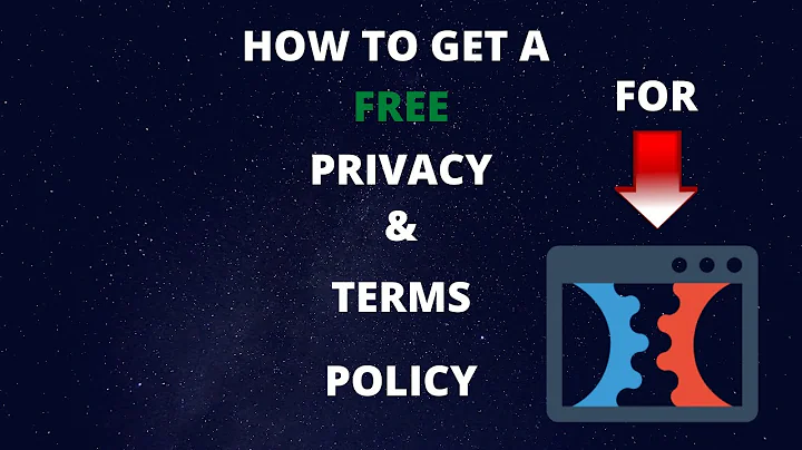 Generate a Free Privacy Policy for Your Website