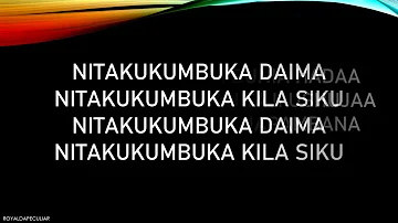 STAMINA - FT - KAYUMBA NITAKUKUMBUKA (OFFICIAL LYRICS VIDEO)