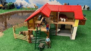 Schleich Farm Animal Barn (Farm World with Farm Animals) #schleich