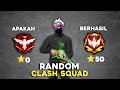 100 pertandingan namatn free fire  clash squad rangked