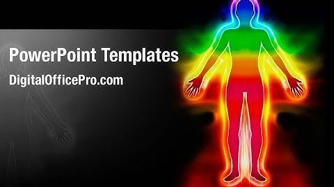 Chakra Energy Aura PowerPoint Template Backgrounds - DigitalOfficePro #00271