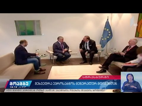 შეხვედრა ევროსაბჭოს გენერალურ მდივანთან