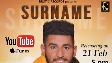 SURNAME / Official video song / Jolly Bains / Latest Songs 2019 /  Rustic Records