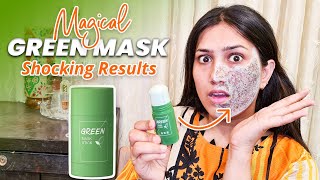 Does This Green Mask work ??? i am SHOCKED  | Green mask stick