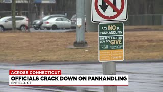 Enfield police post signs to crack down on panhandling Information