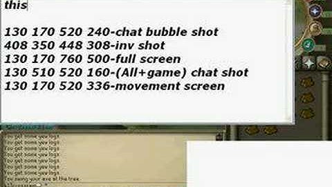 use of hypercam 2 on runescape