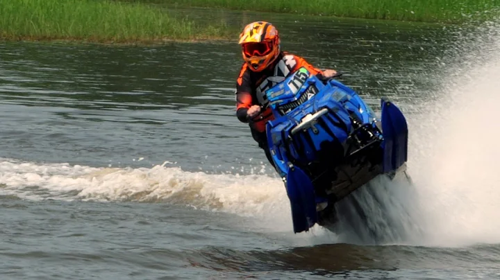 #Snowmobiles on Water?! | The 44th Grantsburg WI W...