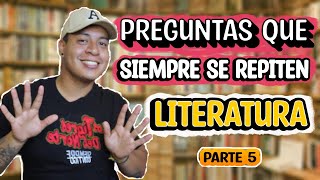 10 Preguntas del EXAMEN UNAM que SIEMPRE se REPITEN |Literatura| Pt. 5
