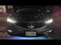 2019 Acura ILX OEM Fog Light Installation &amp; Demo - LED RGB UnderGlow Lighting