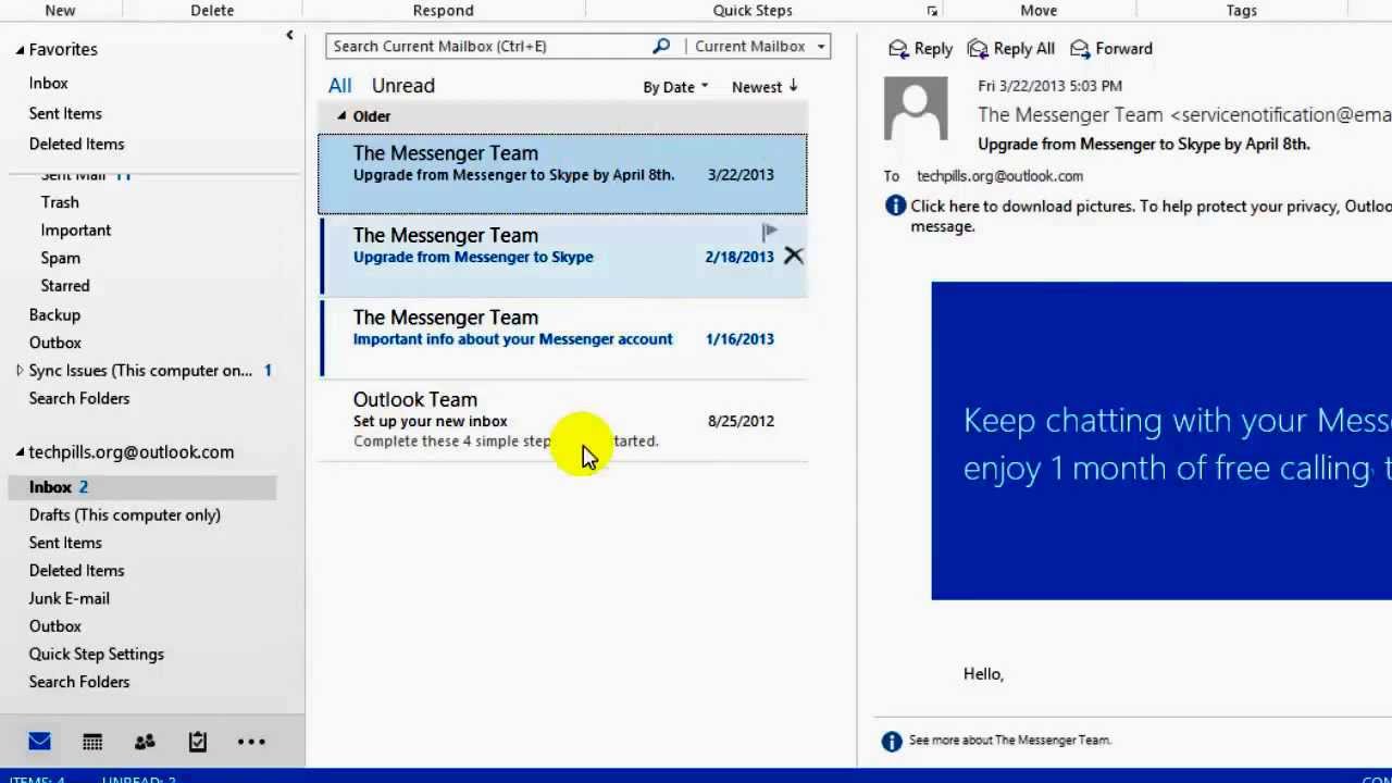 how to add two email accounts in outlook