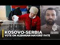 North kosovo referendum vote held to remove ethnic albanian mayors