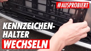 Kennzeichenhalter wechseln: Anleitung 🚗✅