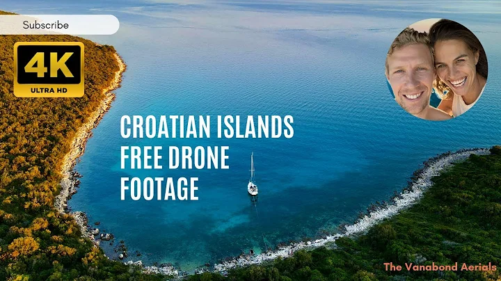 4K Croatian Islands by Drone Aerial Footage of Iž Zadar Archipelago Croatia Copyright Free Use
