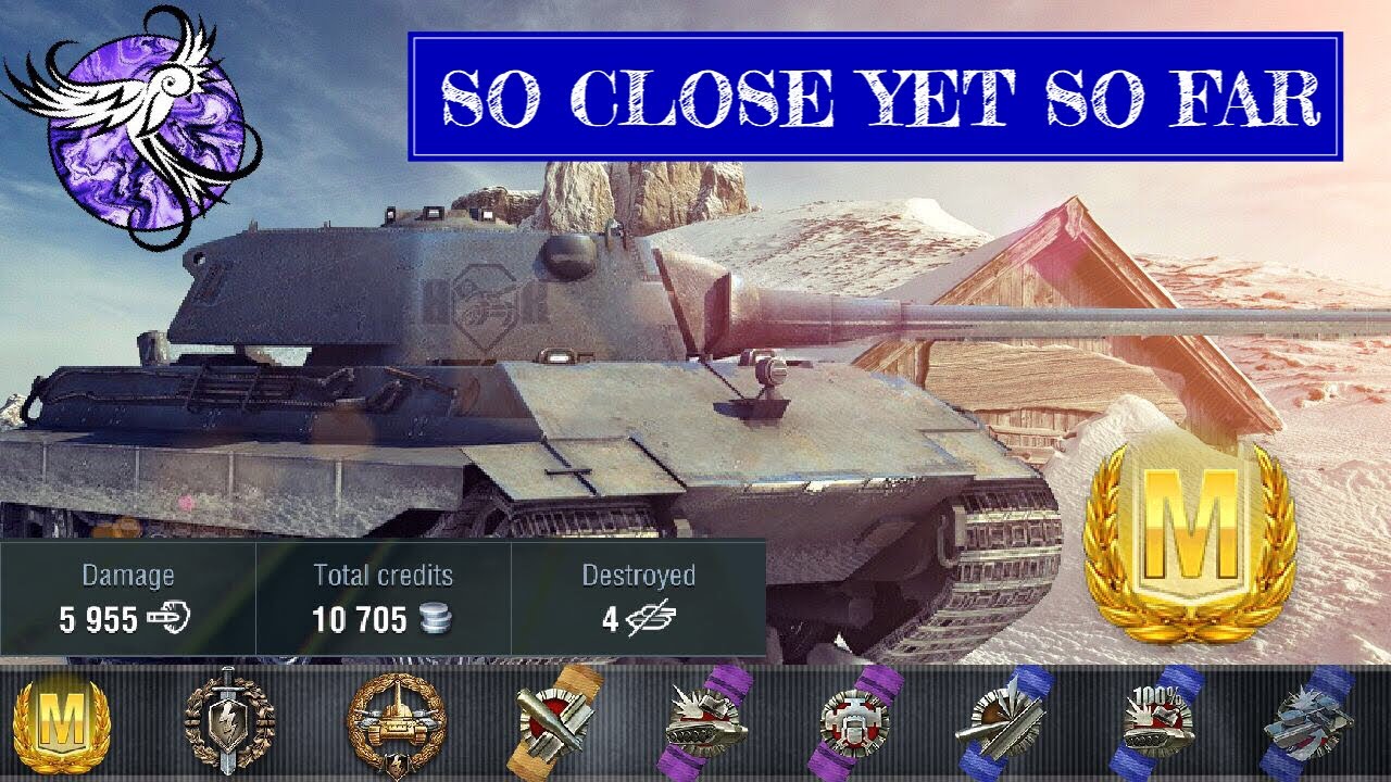 CLUTCHING VICTORY FROM THE JAWS OF DEFEAT *almost* | E50M 6K Damage 1v3 | World Of Tanks Blitz