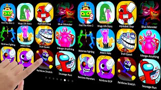Find The Alien 2, Wugy Life Story, Alphabet Dop, Blue Monster Escape, Stickman, Rainbow Monsters screenshot 5