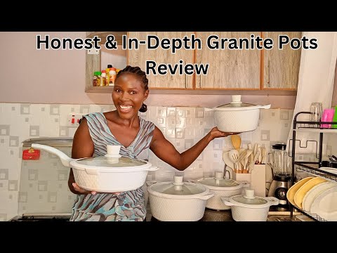 BOSCH 10 Pcs Granite Pots And Pans Full Review/Are Granite Cookware Worth Your Money? Linda Mary