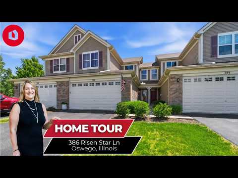 386 Risen Star Ln, Oswego, IL home video tour