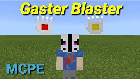 W. D. Gaster in Minecraft PE (Command block Creation) from Undertale