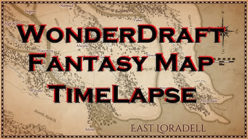Wonderdraft Fantasy Map Time Lapse: East Loradell