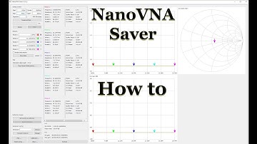 How to use NanoVNA Saver software
