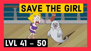 SAVE THE GIRL Game App ANDROID (Walkthrough Level 41 - 50) 🔥 screenshot 2