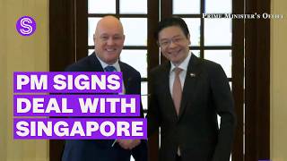 PM Luxon signs deal with Singapore to ensure trade of essential goods like fuel, food | Stuff.co.nz