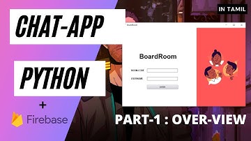 Chat App in python | part -1 :  Overview | python programming
