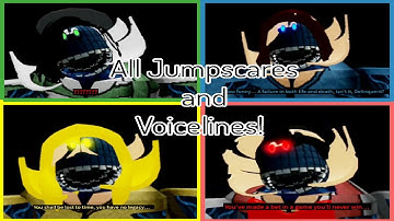 All Jumpscares/Voicelines! (Roblox Arsenal Slaughter Event)