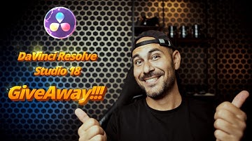 The BEST SOFTWARE for Content Creators! -  Davinci Resolve Studio 18 (GIVEAWAY)