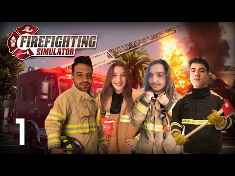 MAHALLE YANIYOR BU ÜÇLÜ SAÇINI TARIYOR | Firefighting Simulator - The Squad