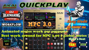 AKAI MPC ONE - #512 Mute automations work ✅ per sequence 😀work around #DJ_SharpMC_LIVE,#MPC_ONE