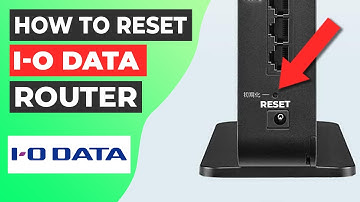 🔁 How to Reset IO Data router to factory default settings