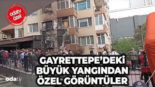 Gayrettepedeki Yangın Söndürme Çalışmalarından Özel Görüntüler