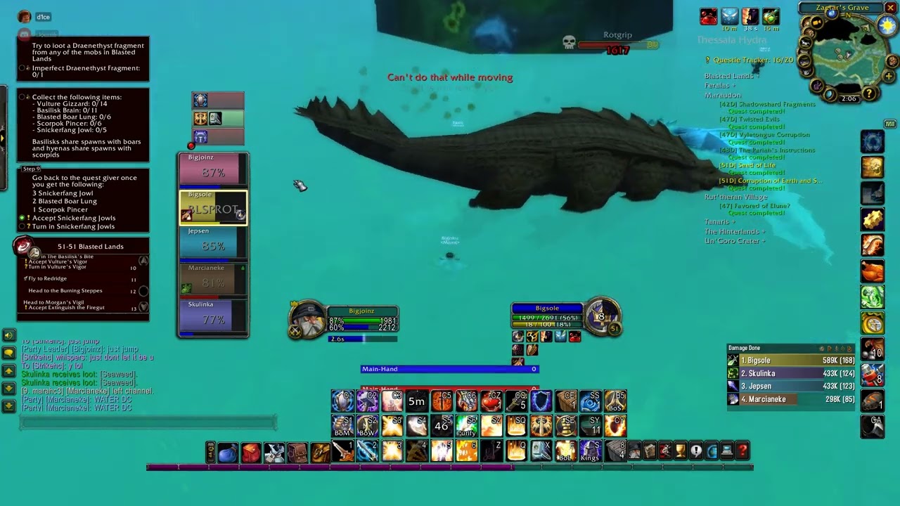 Water DC death Maraudon - Jepsen and Skulinka