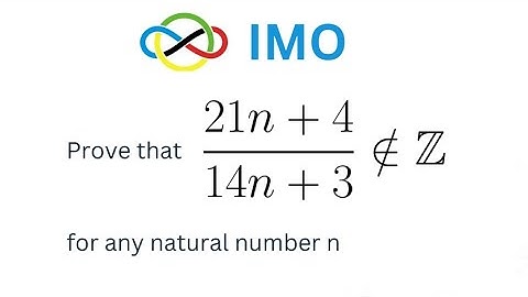 Solving an IMO problem in 3 min!
