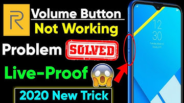 Realme volume button not working problem solved | Volume button not working in realme