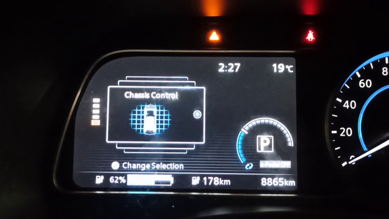 Nissan Leaf ZE1 перевод панели приборов с японского на английский язык ...