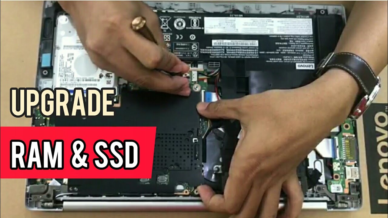 Upgrade Ram dan SSD Lenovo Ideapad 330-15ARR Ryzen 7 - YouTube