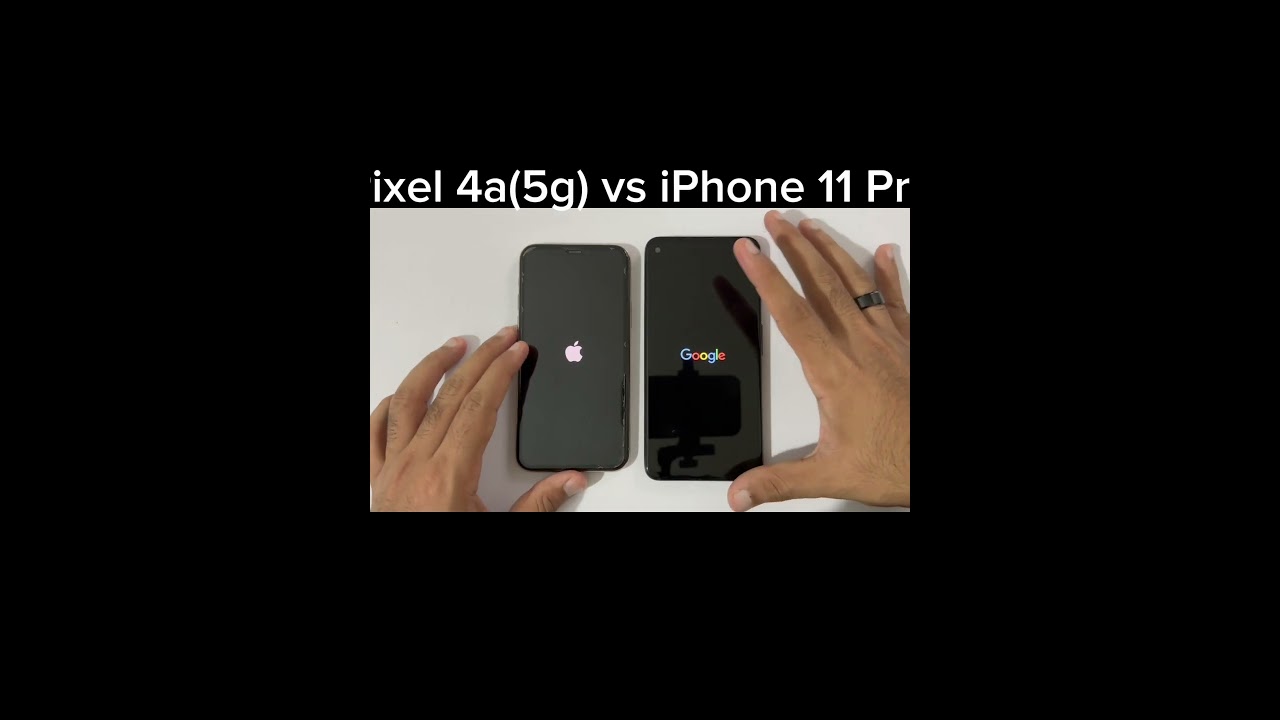 GOOGLE PIXEL 4A(5G) VS IPHONE 11 PRO BOOTUP TEST