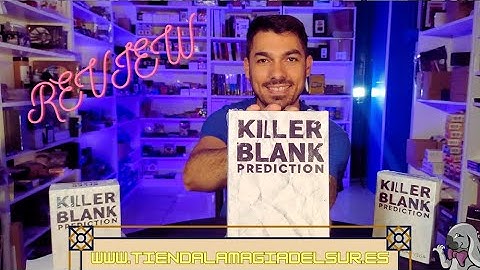 REVIEW KILLER BLANK PREDICTION, de Adrián Vega // www.tiendalamagiadelsur.es