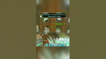 Taming Sabertooth #arkmobile #ark #Smokegaming #shorts